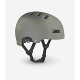 Bluegrass Superbold BMX and dirt jump helmet with adjustable fit system, blue color, and protective design for riders.