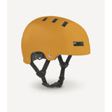 Bluegrass Superbold BMX and dirt jump helmet with adjustable fit system, blue color, and durable protective design for riders.