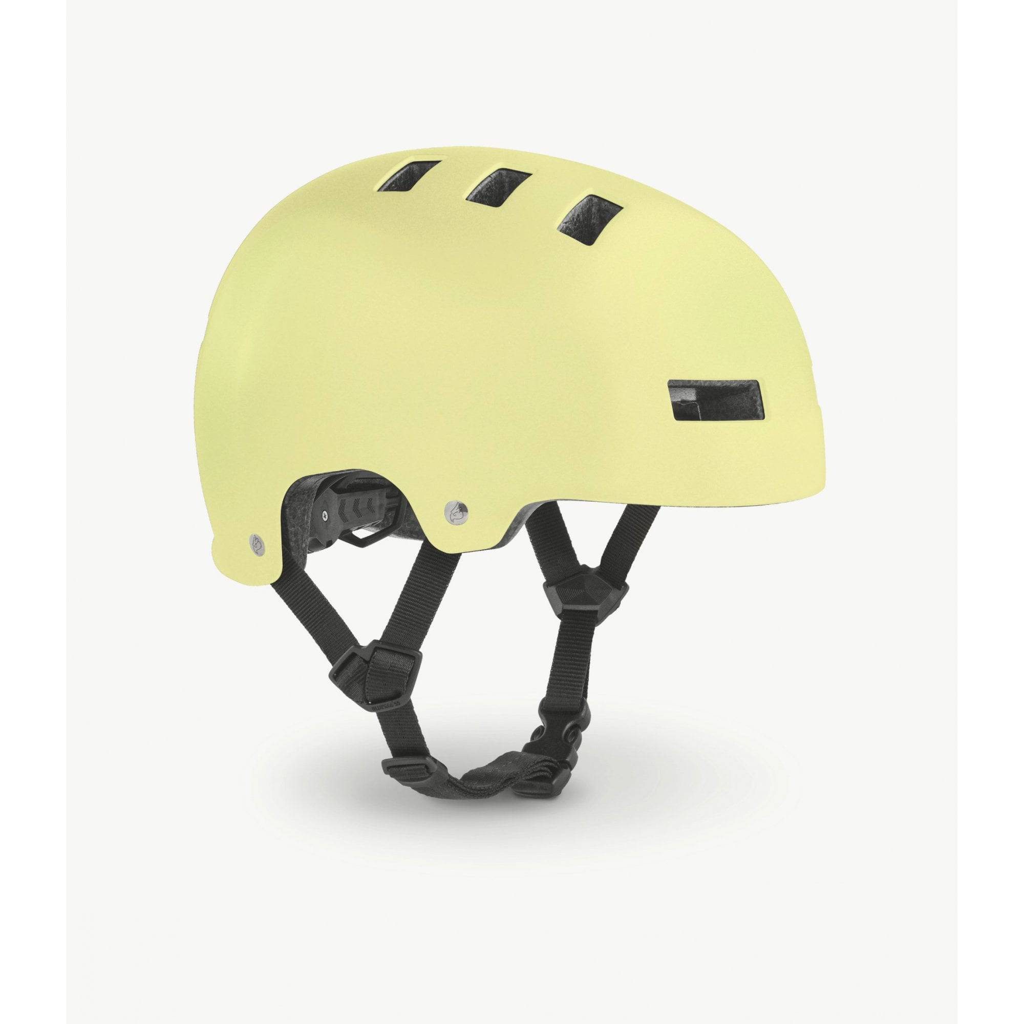 Bluegrass Superbold BMX and dirt jump helmet with adjustable fit system, blue protective gear for extreme riding.