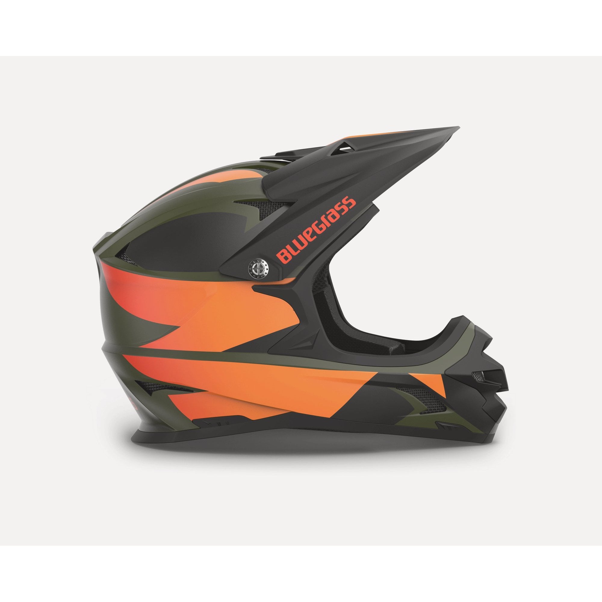 Bluegrass Bluegrass Intox full-face helmet with ASTM chin guard, designed for downhill biking and BMX riding.