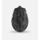 Bluegrass Intox full-face helmet with ASTM chin guard, designed for downhill and BMX riding, in blue color.