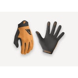 Bluegrass Union mountain bike gloves in blue with touchscreen fingertips and enhanced grip for cycling comfort.