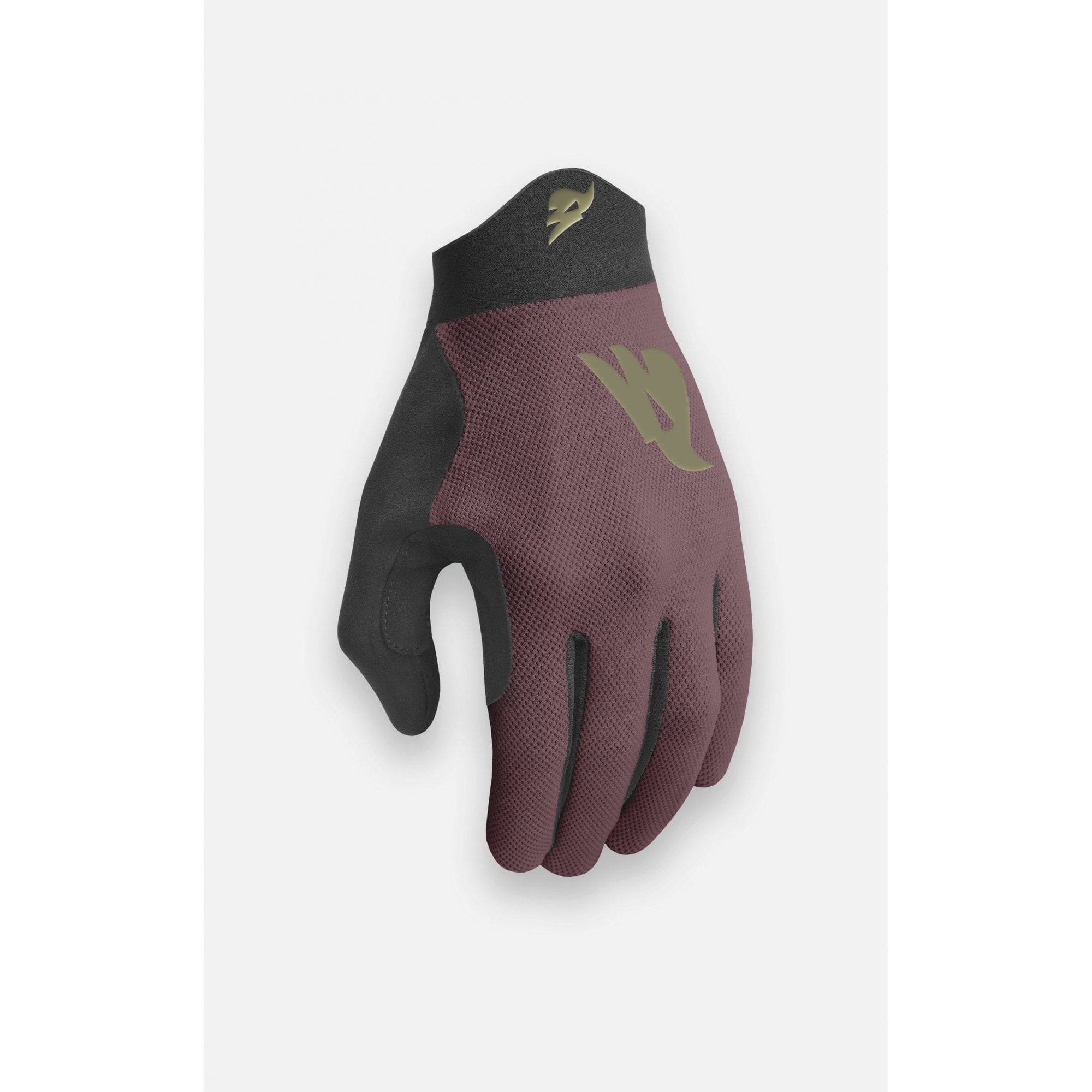 Bluegrass Union mountain bike gloves in blue with touchscreen fingertips and enhanced grip, designed for cycling comfort and control.