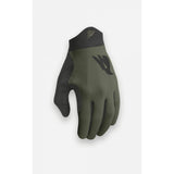 Bluegrass Union mountain bike gloves in blue with touchscreen fingertips and textured grip for enhanced handling.
