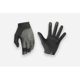 Bluegrass React mountain biking gloves with breathable mesh and silicone grip, designed for comfortable cycling and hand protection.