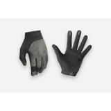 Bluegrass React mountain biking gloves with breathable mesh and silicone grip, designed for secure hand grip and comfort.