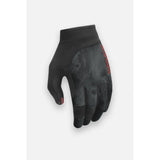 Bluegrass React mountain biking gloves with breathable mesh and silicone grip for enhanced control and comfort.