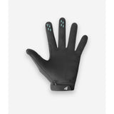 Bluegrass Prizma 3D mountain biking gloves with knuckle protection and touchscreen compatibility, blue synthetic fabric with grip palms.