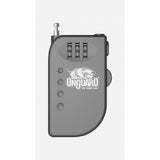 OnGuard Terrier Roller Combo Cable Lock with 3-digit combination for securing gear, orange and black durable accessory.