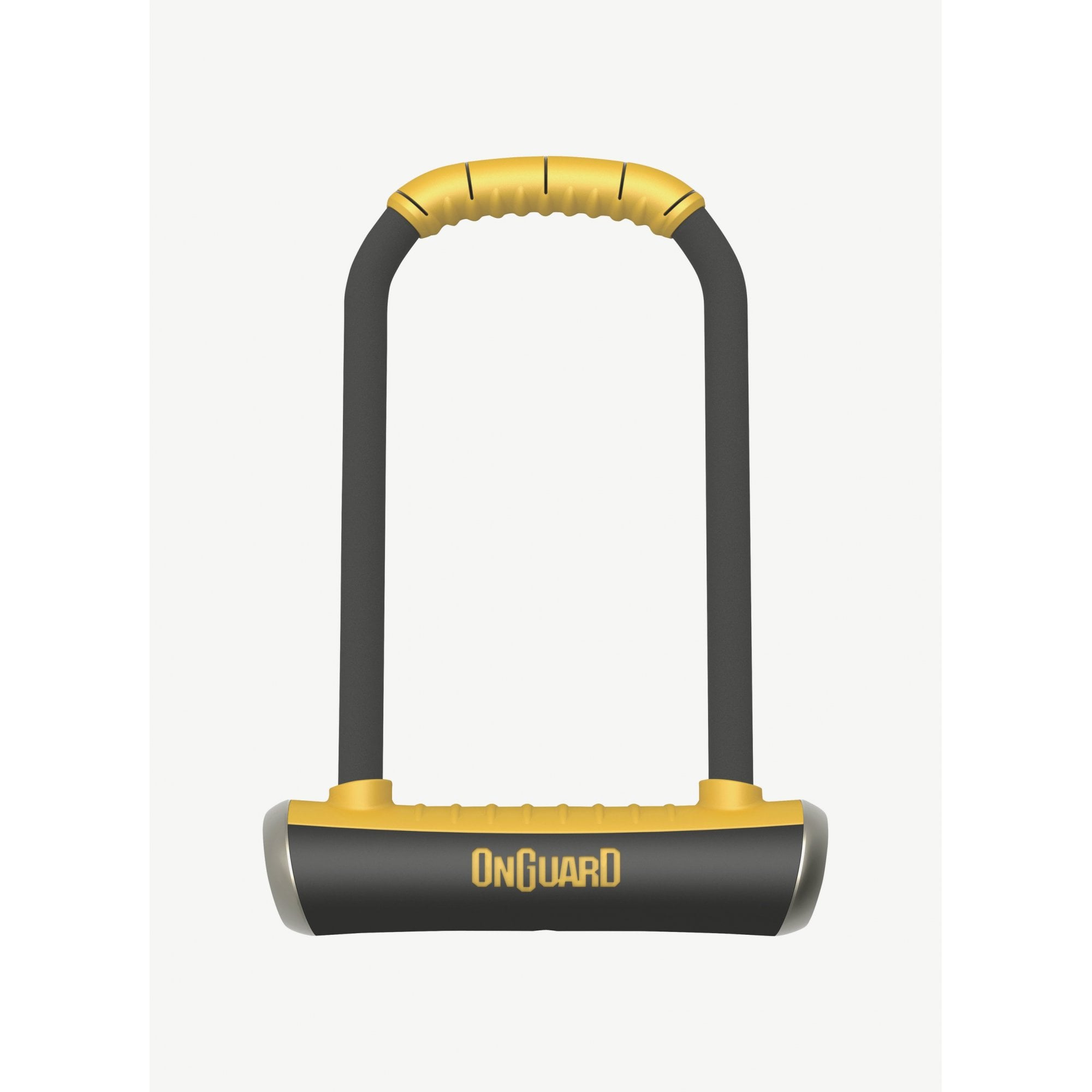 OnGuard Brute D-Lock with X4P Quattro locking mechanism for high security, heavy-duty bike lock with durable metal construction