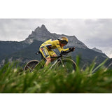 Vittoria Corsa Speed road bike tire, high-performance tubeless-ready racing tire mounted on a bike wheel.