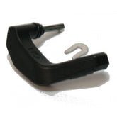 Shimano RD-M9100 switch lever unit and fixing plate replacement components for bike gear shifters.