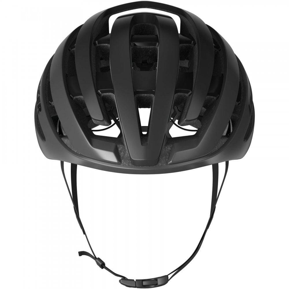 Lazer Z1 KinetiCore cycling helmet with advanced RollSys fit system and ample ventilation, shown from a side angle.