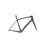 Trek Emonda SLR road bike frameset for climbing and high-speed stability, lightweight carbon components with sleek design.