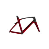 Trek Madone SLR road frameset with adjustable IsoSpeed and flat-mount disc brakes, showcasing sleek aerodynamic design.