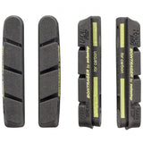 Bontrager Black Prince Race Pro brake pads for carbon rims, Campagnolo compatible bike component showing the brake pad and mounting hardware.