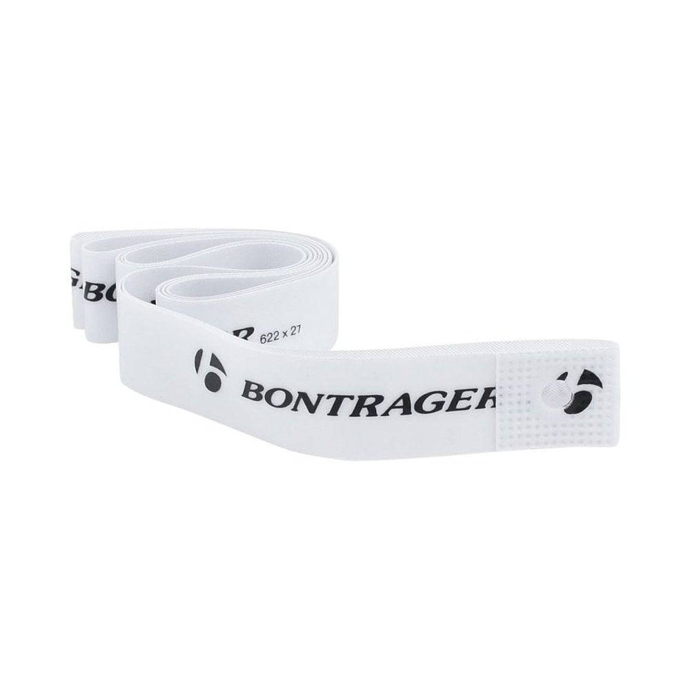 Bontrager high pressure wide rim strip for 700c bicycle rims, 25-27mm width, white protective component for wheel setup