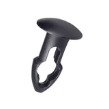 Trek M4 x 13mm black water bottle cage mount nutsert plug, used as a thread protector for unused bottle cage mounts.