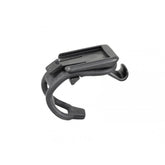 Black Bontrager Trip Universal Handlebar Mount for cycling computers, adjustable accessory for bike handlebars.