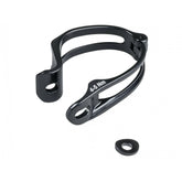 Trek 2018 Boone front derailleur clamp for 2nd Gen Boone bike frame, black, cycling component part.