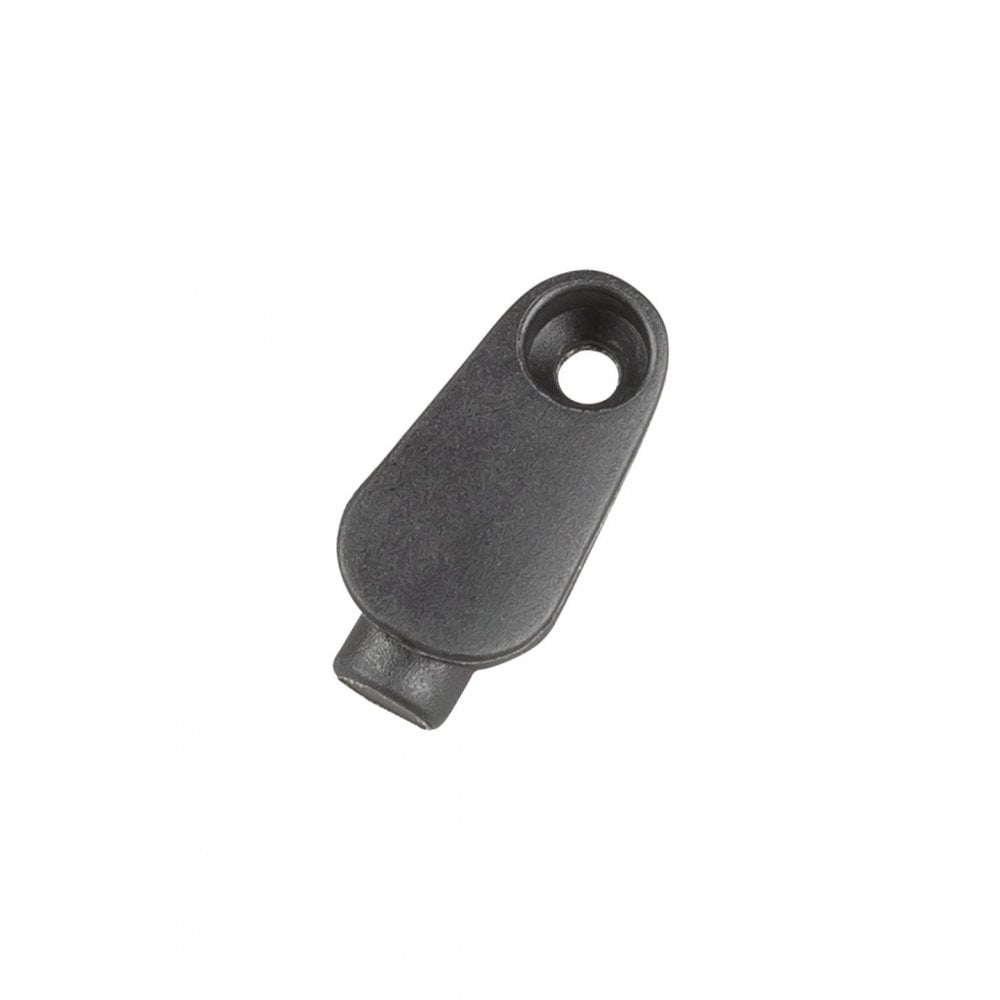 Black Trek MTB cable stop frame plug for 1X Di2, designed to seal cable holes smoothly in bike components.