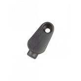 Black Trek MTB cable stop frame plug for 1X Di2, designed to seal cable holes smoothly in bike components.