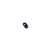 Trek Control Freak downtube cable guide in black, bike cable routing accessory, mounted on bicycle frame for gear and brake cable management.