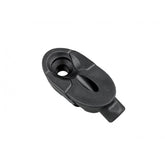 Black Trek Control Freak downtube full-length cable guide for Trek bikes, component part for smooth gear cable routing.