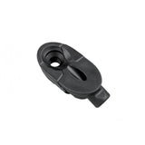 Black Trek Control Freak downtube full-length cable guide for Trek bikes, component part for smooth gear cable routing.