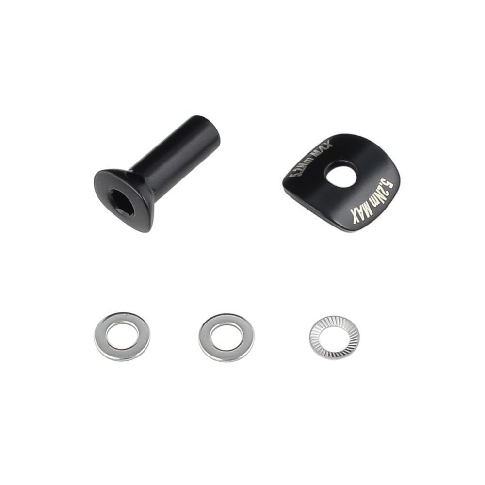 Trek Domane adjustable seatmast nut and washer set in grey for secure seatpost adjustment on bicycle components