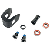 Trek Domane IsoSpeed hardware kit in black, upgrade components for Trek Domane series road bikes, showing installed parts.