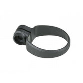 Black Trek Domane rear reflector mount for bike frames, compatible with Trek Domane models, shown on a one-size bicycle frame.