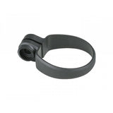 Black Trek Domane rear reflector mount for bike frames, compatible with Trek Domane models, shown on a one-size bicycle frame.