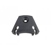 Trek Domane 2020 black top tube cable guide, bike cable management component, mounted on bicycle frame for clean routing.