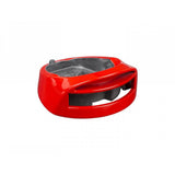 Trek Domane+ SLR headset cover in Viper Red, a protective headtube accessory for bike components.