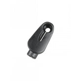 Black Trek downtube entry hole frame grommet for Di2 and Campy EPS wiring, made of durable material, designed for bike frame protection.
