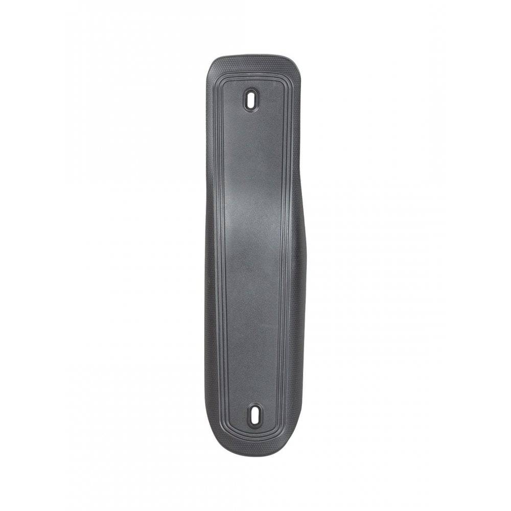 Trek Fuel EX Carbon downtube armor in black, custom fit protective component for mountain bike frame.