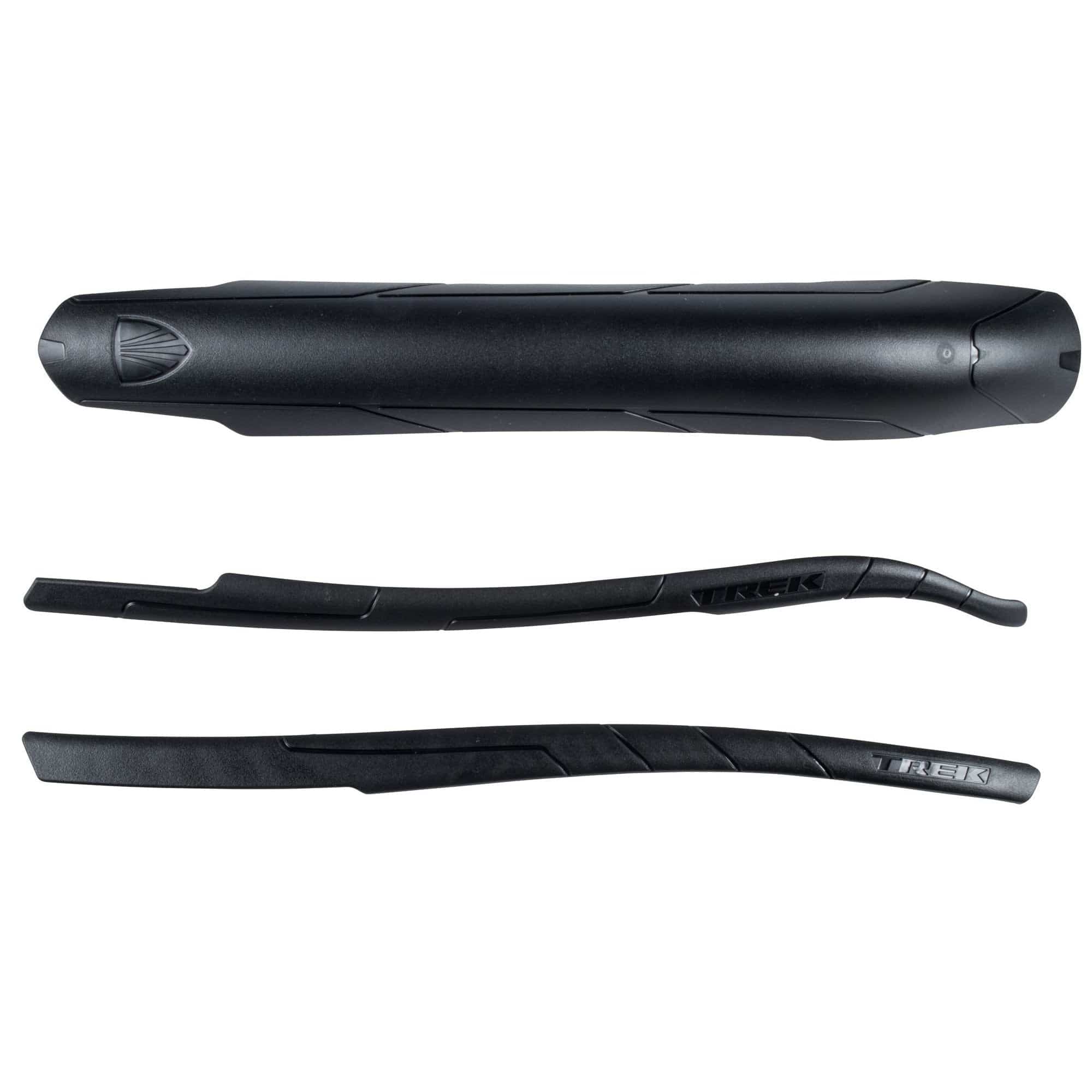 Trek Fuel EX Remedy Slash 27.5 carbon armor kit with black downtube and chainstay protection for mountain bike components.