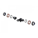Trek full-suspension ABP convert dropout kit in grey with rear thru axle, compatible bike components for suspension system upgrades.