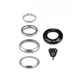 Trek KnockBlock 58-degree headset assembly in black, compatible with 28.6mm and 38.1mm bike components.
