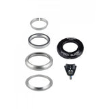 Trek KnockBlock 58-degree headset assembly in black, compatible with 28.6mm and 38.1mm bicycle components.