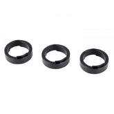 Trek KnockBlock headset spacers 3-pack in black, 10mm for KnockBlock system, bike component accessories, durable and lightweight.