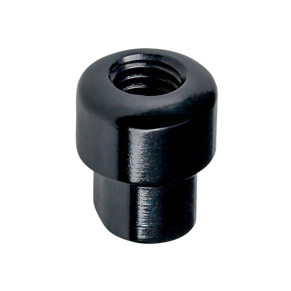 Black Trek Madone handlebar stem pinchbolt insert nut M5 x 10.7mm replacement component on a bicycle.
