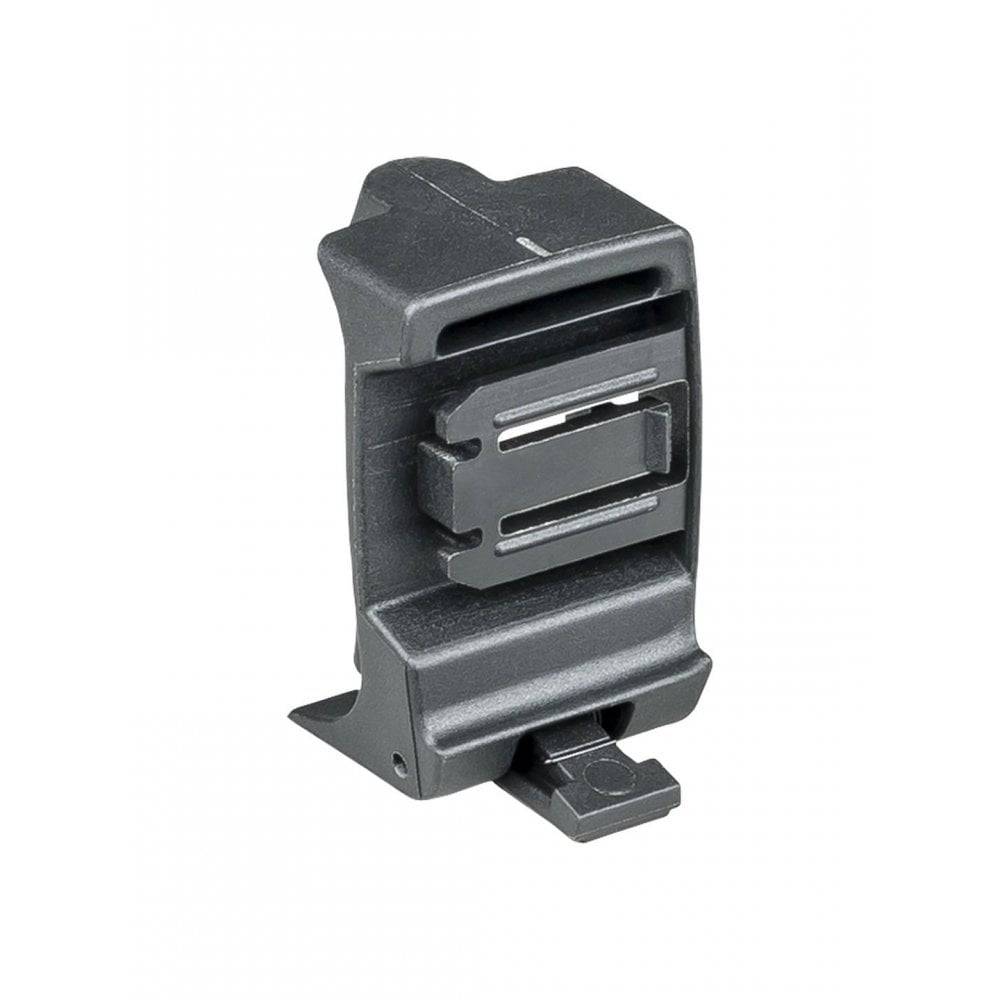 Trek Flare RT integrated seatpost light mount for Bontrager Flare RT v2 bike light, black component for secure attachment.