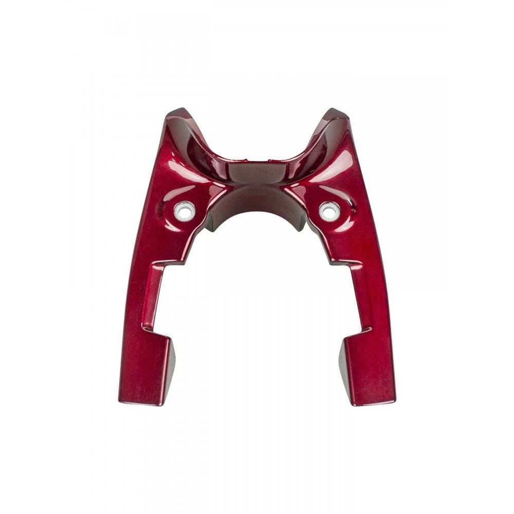 Trek Madone SLR front brake cover in Rage Red and Dnister Black, bike component protection accessory.