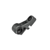 Trek Madone SLR rear reflector and Bontrager Flare light bracket in black, showing bike component mounted on a bicycle.