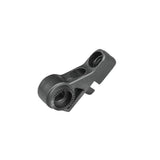 Trek Madone SLR rear reflector and Bontrager Flare light bracket in black, showing bike component mounted on a bicycle.