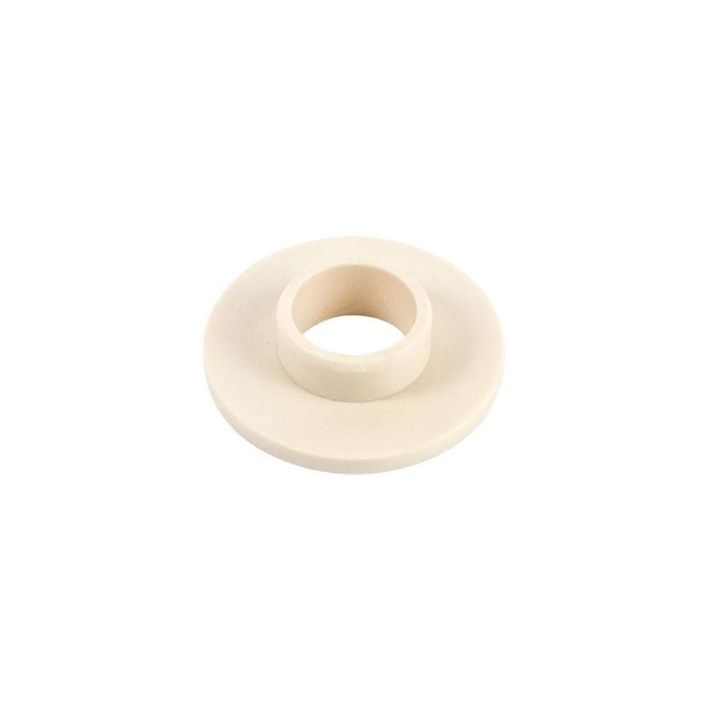 Trek yellow main axle pivot bushing tophat for full suspension bike frames, close-up view of component details