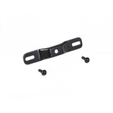 Trek Powerfly black fender bracket mounted on bike frame, durable component for bike mudguard attachment, one size fitting.