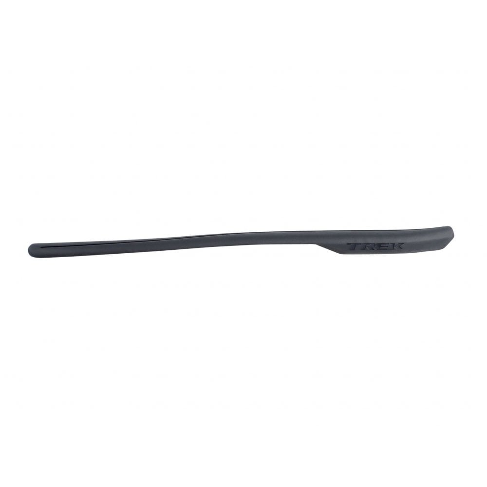 Trek 2016 ProCaliber SL 29 black chainstay armor protecting bike frame from scratches and damage, mounted on alloy frame.